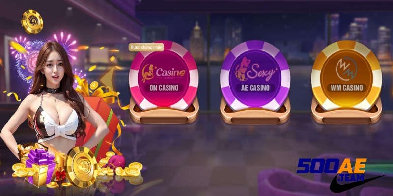 Casino nóng bỏng cùng dàn dealer, MC xinh đẹp